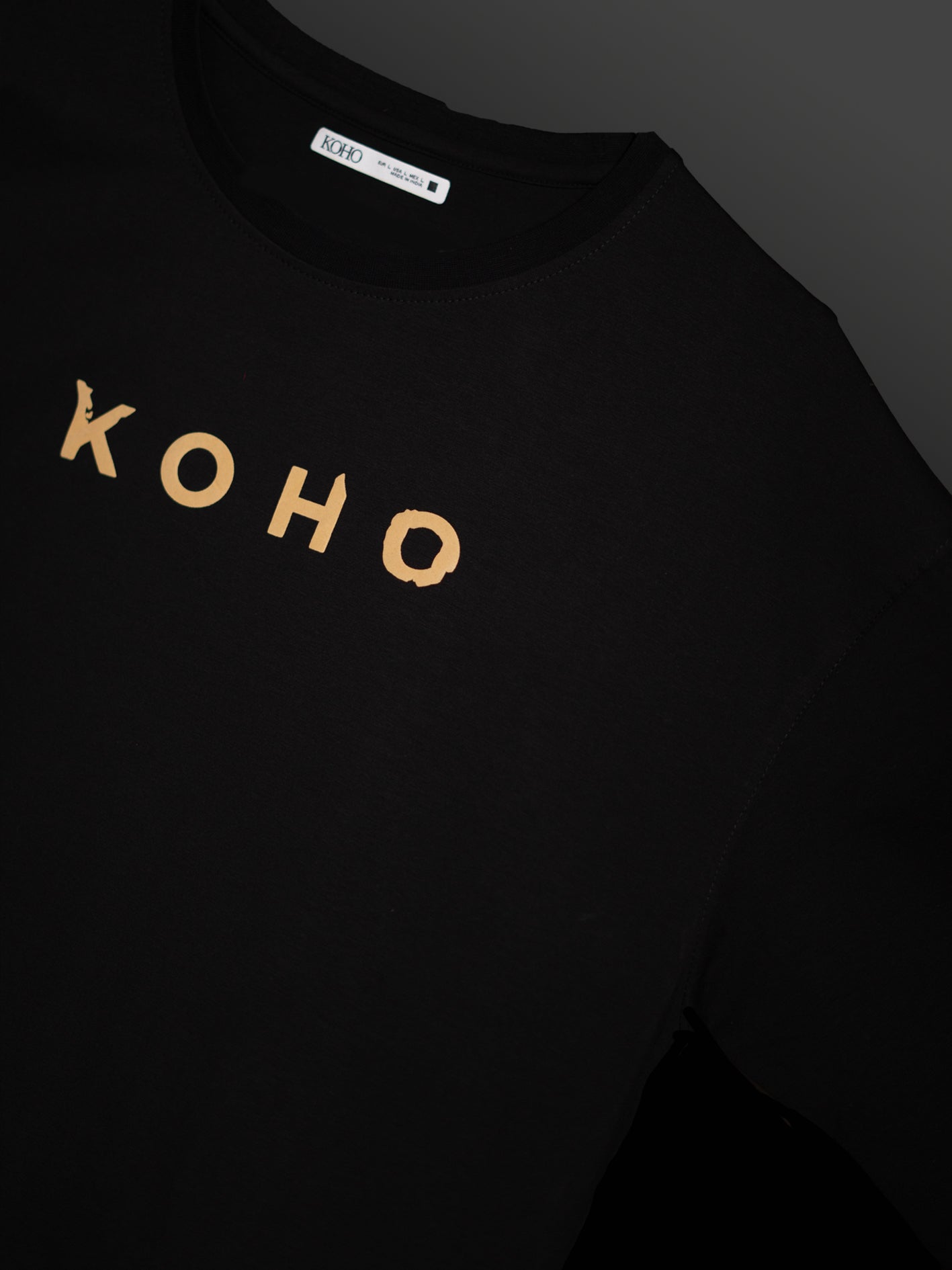 Fool Me Once Black Tee