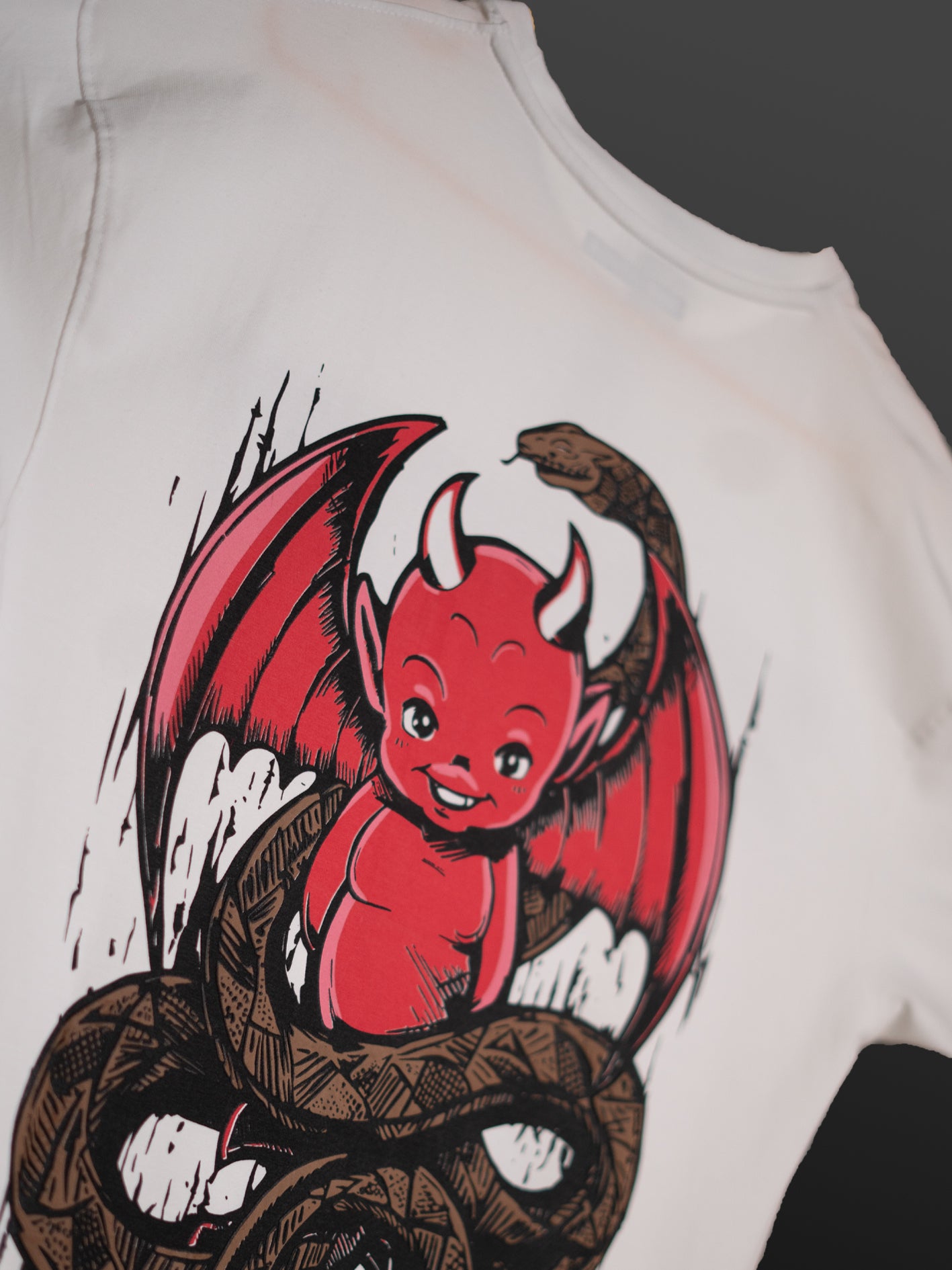 Devilish Delight White Tee