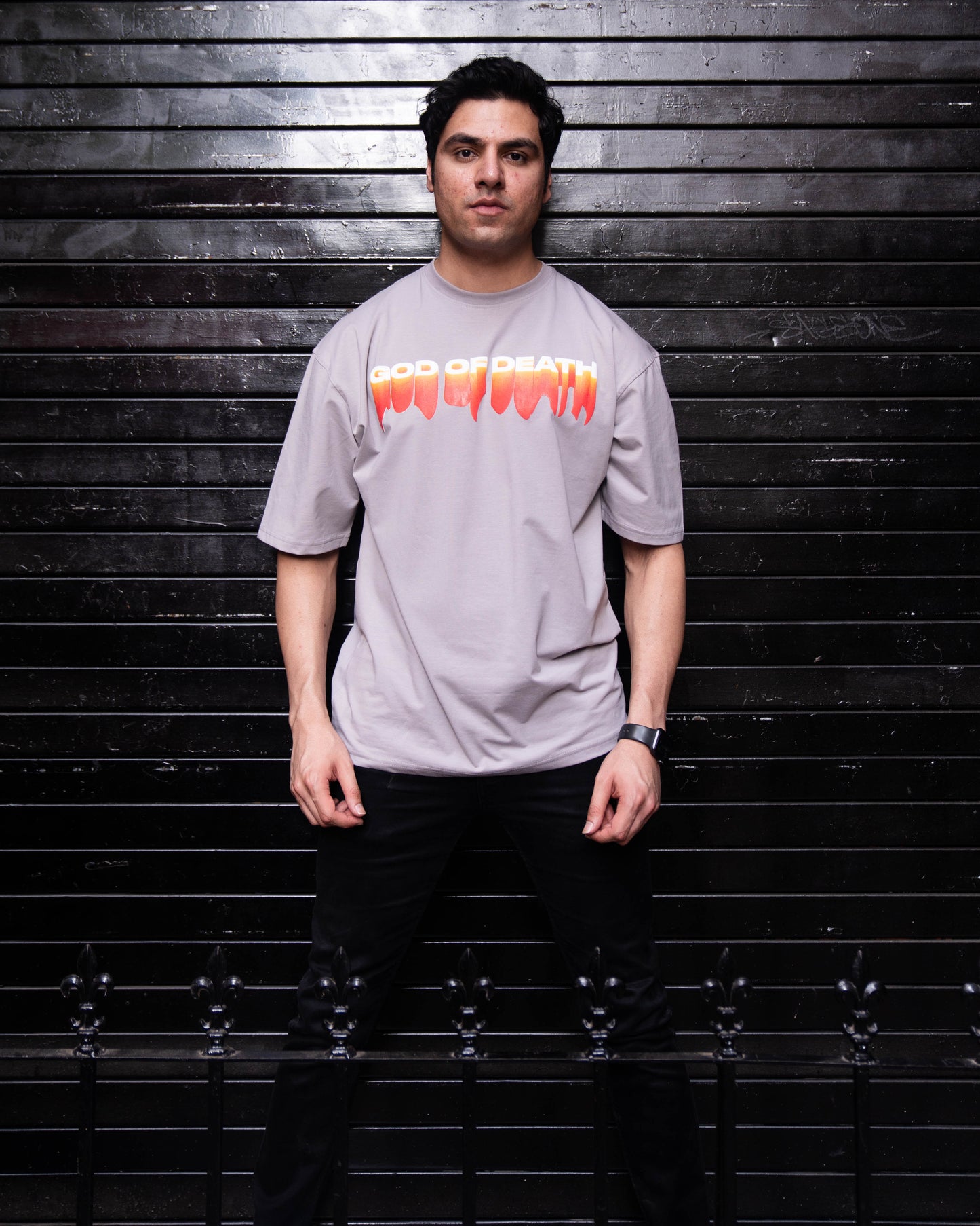 God Of Death Grey Tee
